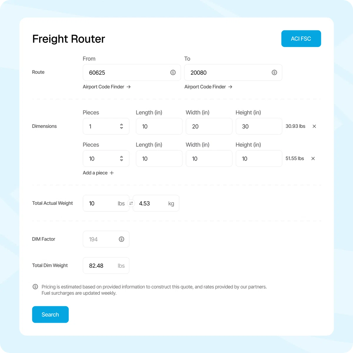 Freight Router