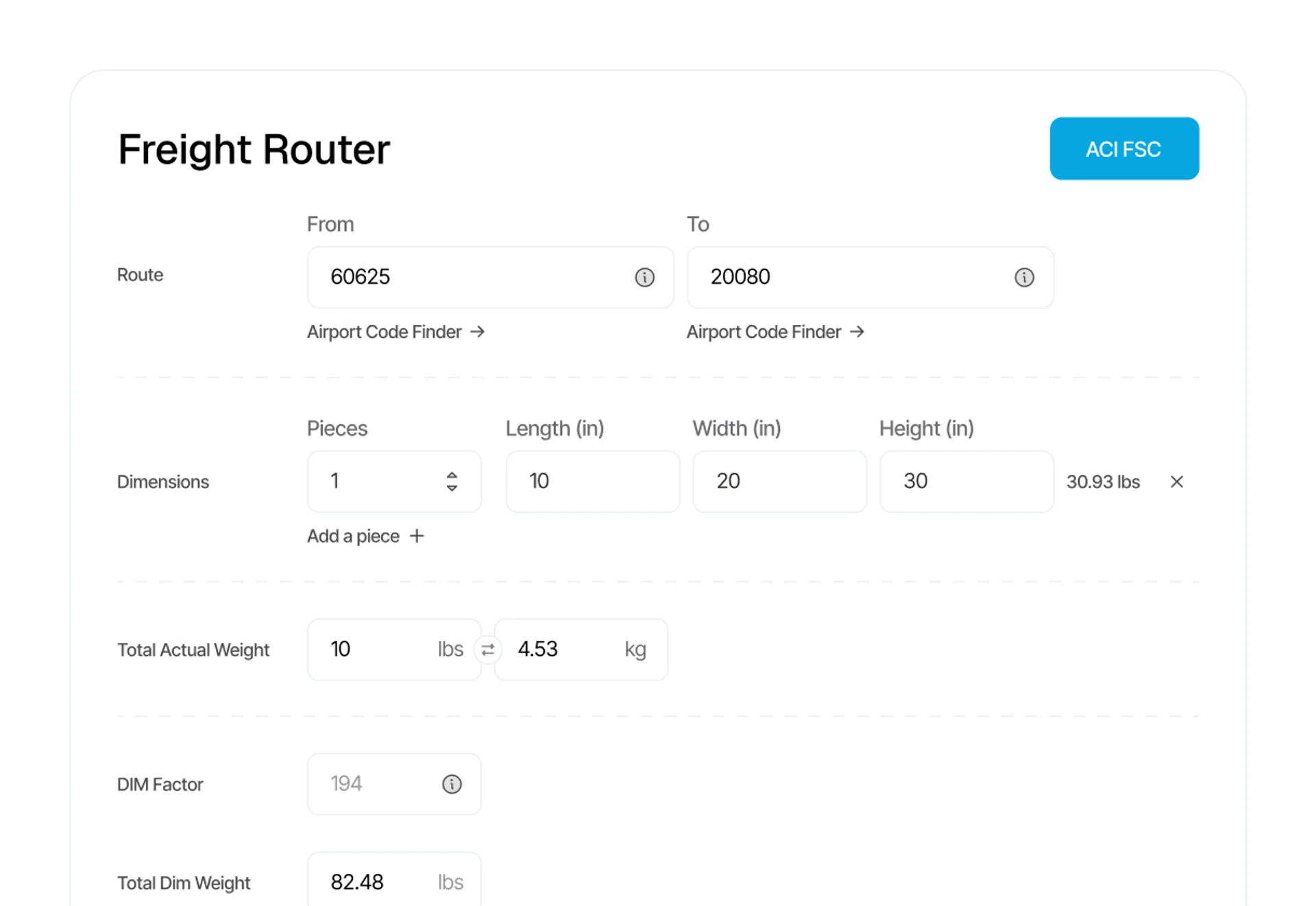Freight Router